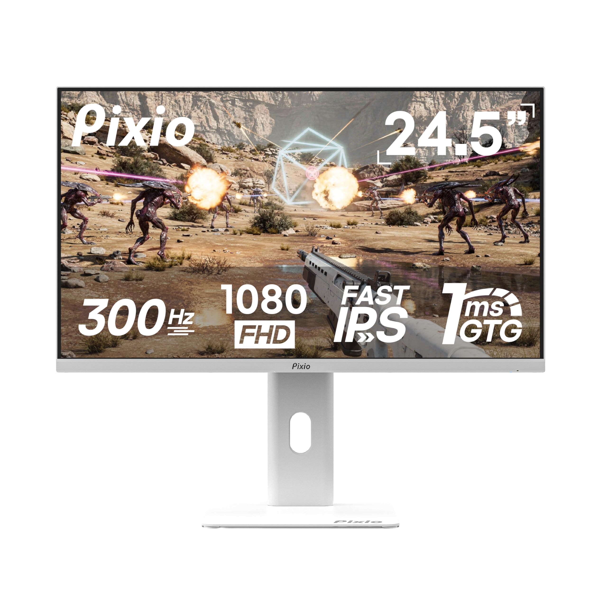 Amazon.com: Pixio PX257 Hayabusa White 24.5 inch (24 inch / 25