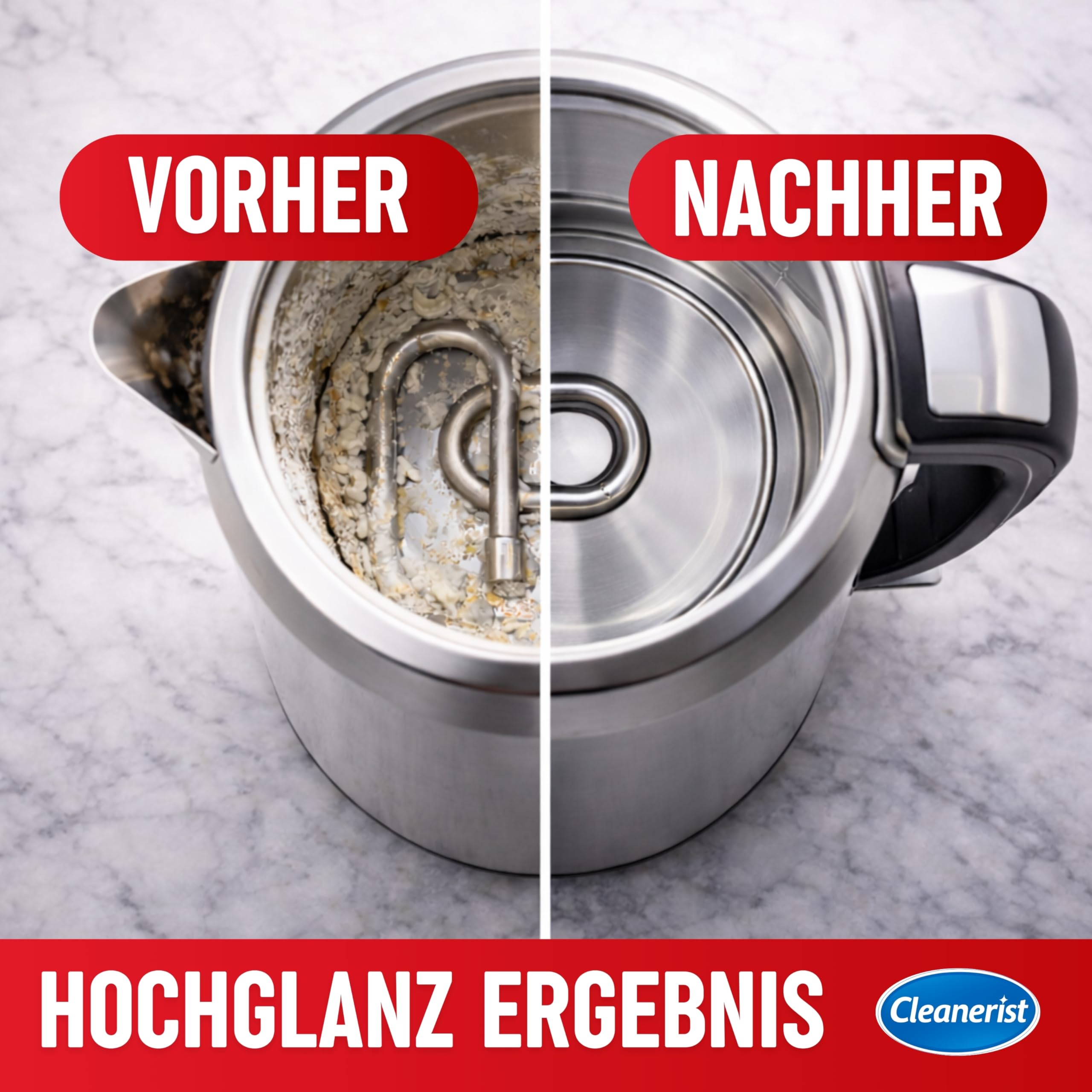 Cleanerist - 2 taniche da 10 l di anticalcare concentrato universale [400 applicazioni], senza coloranti, per macchine da caffè automatiche, bollitori elettrici, elettrodomestici, cucina e bagno