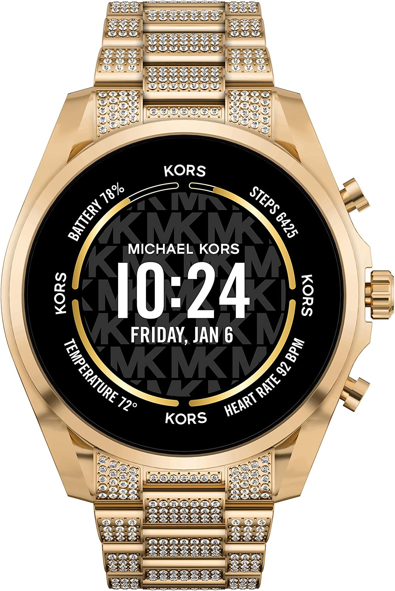Michael Kors Men's or Women's Gen 6 44mm Touchscreen Smart Watch with Alexa Built-in, Fitness Tracker, Sleep Tracker, GPS, Music Control, Smartphone Notifications (Model: MKT5136V)