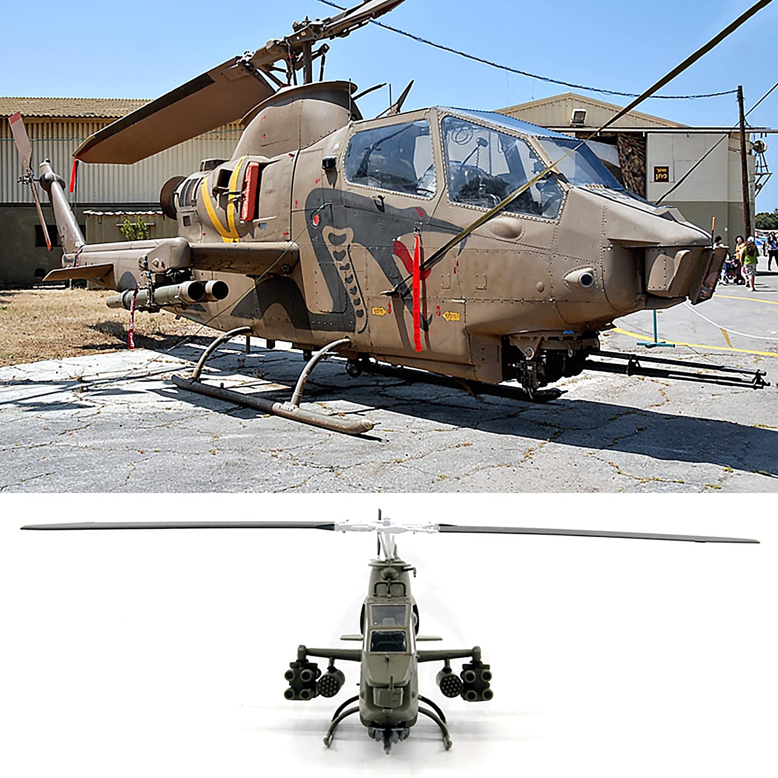 Amazon.co.jp: BOLYUM イスラエル空軍AH-1Sスネークヘリコプター、1/72