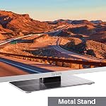 SYLVOX Smart RV TV, 24 inch TV with DVD Player Built-in, 12 Volt TVs for RV Camper 1080P FHD, Google Smart Free Download APPs, Support WiFi Bluetooth, 2 HDMI & 2 USB, AC/DC Powered, Frameless Design