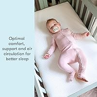 Vista 7 de Colchón para Mini Cuna Newton Baby 24" x 38" - Ultra-Transpirable Comprobado para Reducir el Riesgo de Asfixia, 100% Lavable - Funda Extraíble
