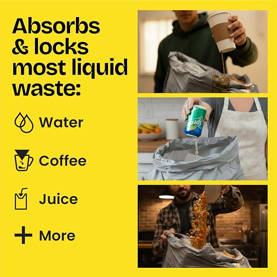 Glad ForceFlex MaxStrength Tall Kitchen Trash Bags, Rip and Leak Resistant, LeakGuard, Sunshine Lemon Scented Tall Garbage Bags, Odor Control, Febreze Freshness, 13 Gallon, 90 Count