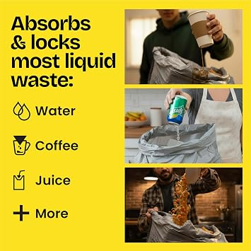 Glad ForceFlex MaxStrength Tall Kitchen Trash Bags, Rip and Leak Resistant, LeakGuard, Sunshine Lemon Scented Tall Garbage Bags, Odor Control, Febreze Freshness, 13 Gallon, 90 Count