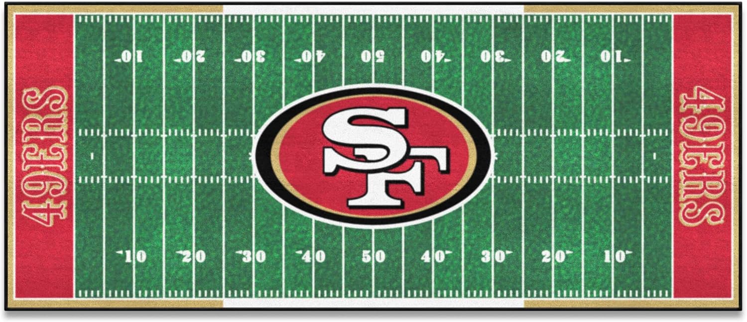 FANMATS NFL Nylon Face Football Field Runner