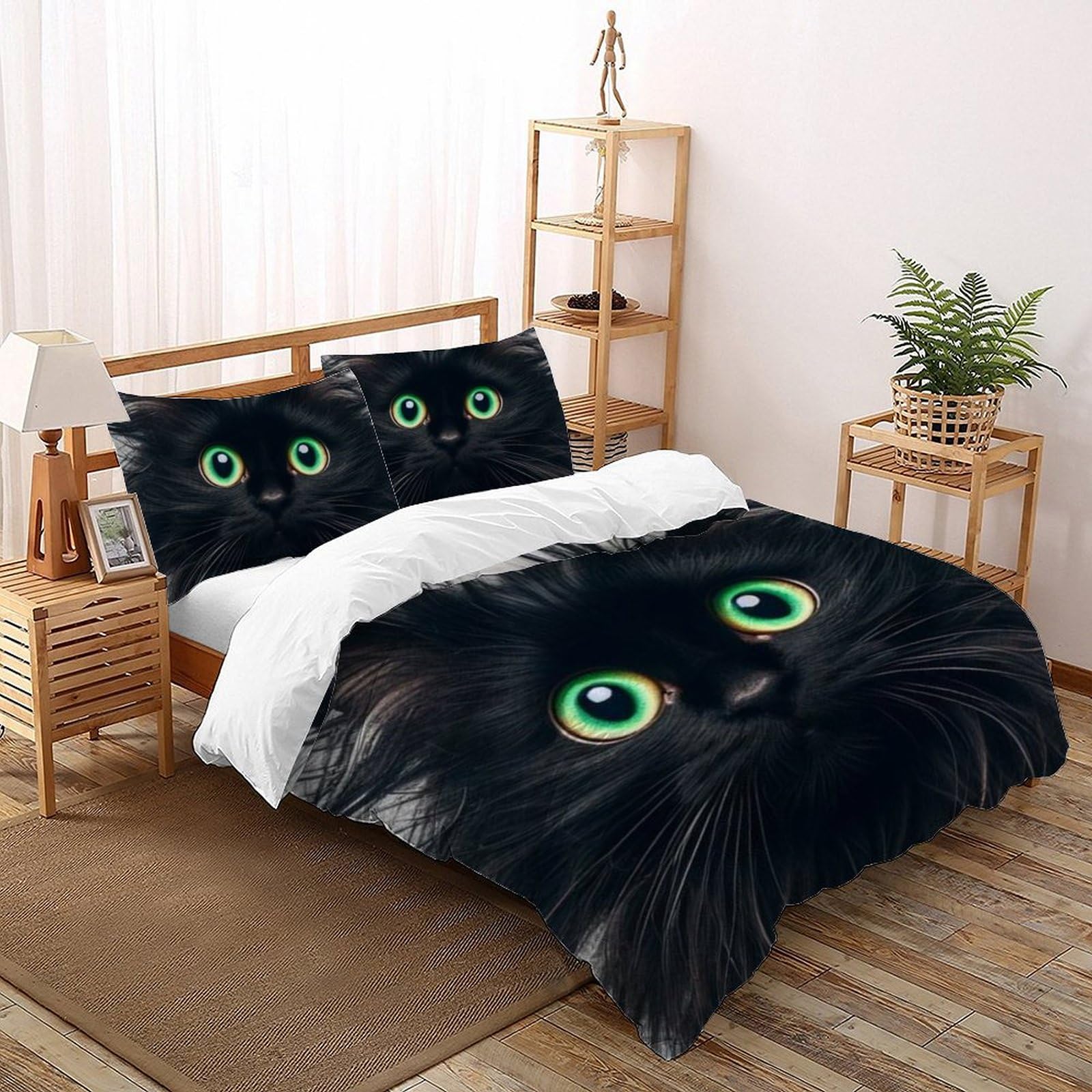 Housse de couette 200x200cm animaux imprimé 3D pour transformer la chambre de votre fille