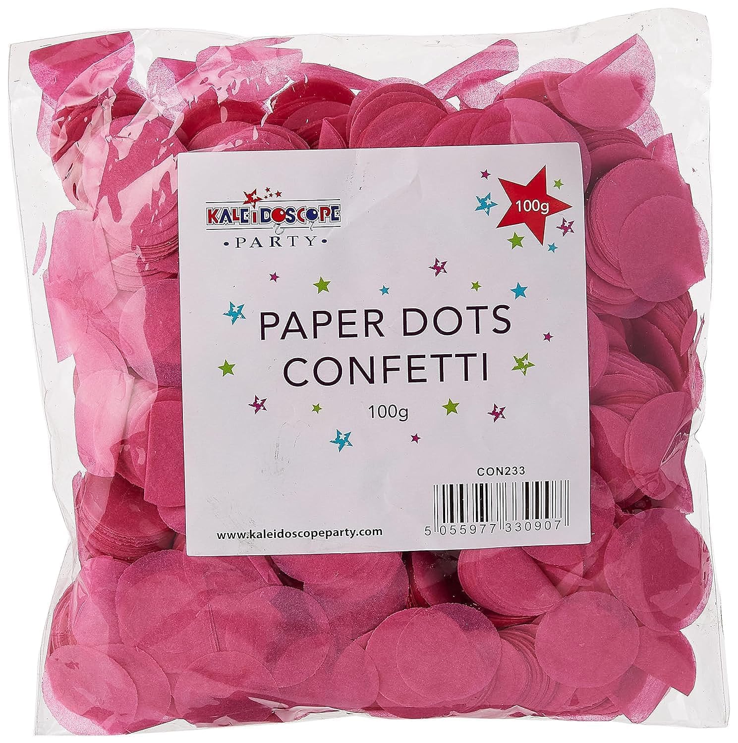 Various Brands Hot Pink Paper Confetti 100g