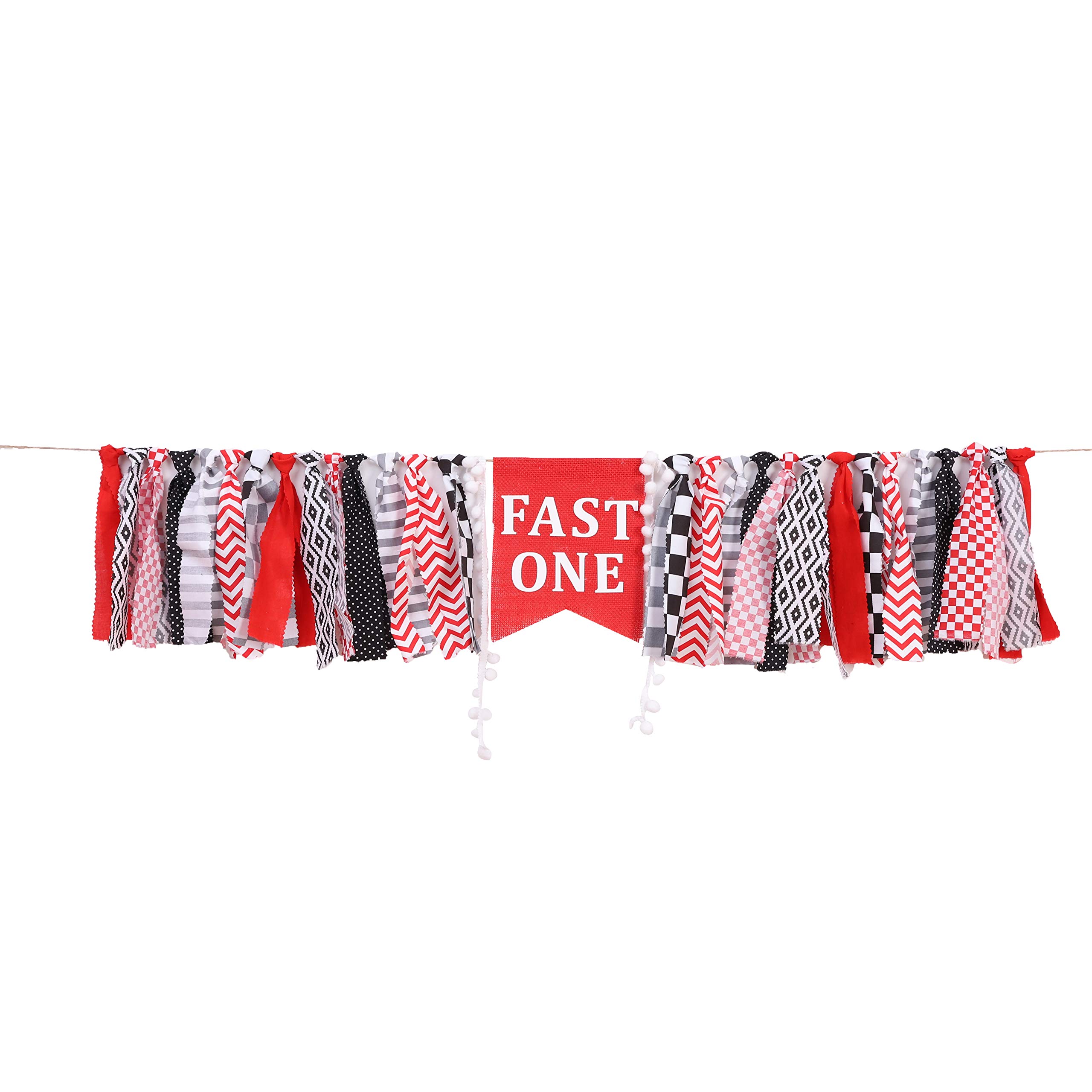 Fast One Designs Fast One Banner Happy Birthday Decorations Editable FAST ONE Birthday ...