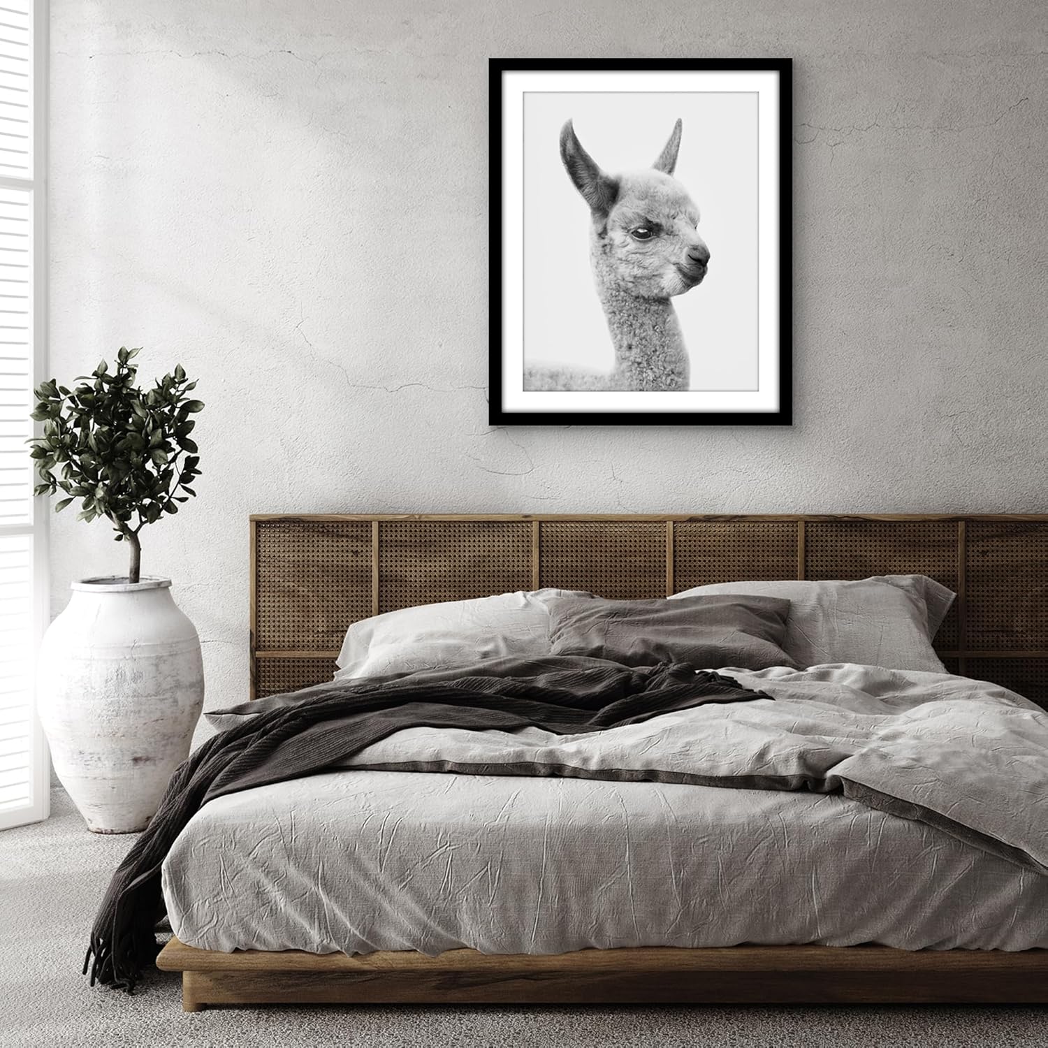 Americanflat 26x32 Picture Frame with Polished Plexiglass - Use as 22x28 Frame with Mat or Display 26x32 Photo Without Mat - Epic Collection - Wide Picture Frames for Wall Display - Black