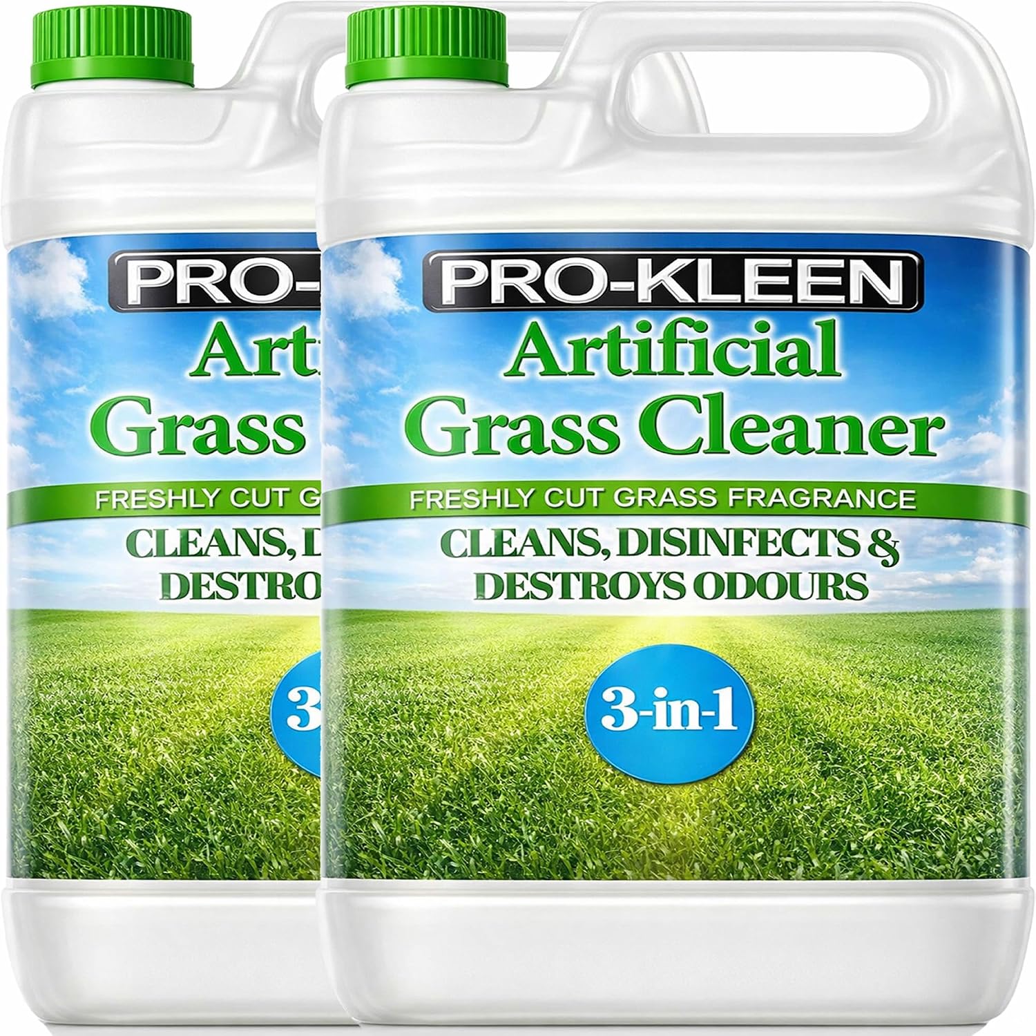 Pro-Kleen Artificial Grass Cleaner Disinfectant Makes 30 Litres – Perfect for Homes with Dogs. Cleans, Deodorises and Leaves a Fresh Cut Grass Fragrance (10 Litres)