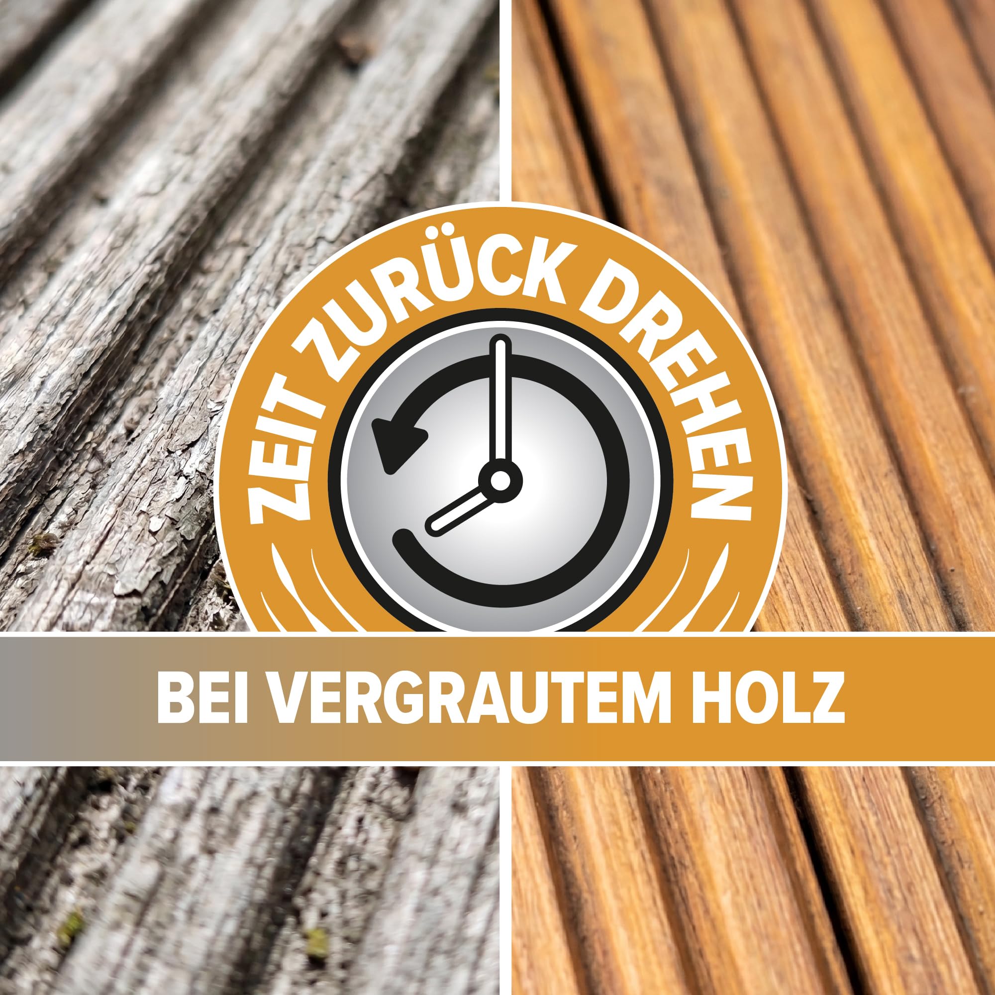 Roxil Holzentgrauer Gel – Entgrauer, Oxalsäure Holzreiniger zum Auffrischen von vergrautem Holz. Entfernt Patina, Holzentgrauer für Holzterrassen, Gartenmöbel oder Zäune im Außenbereich (5 L)