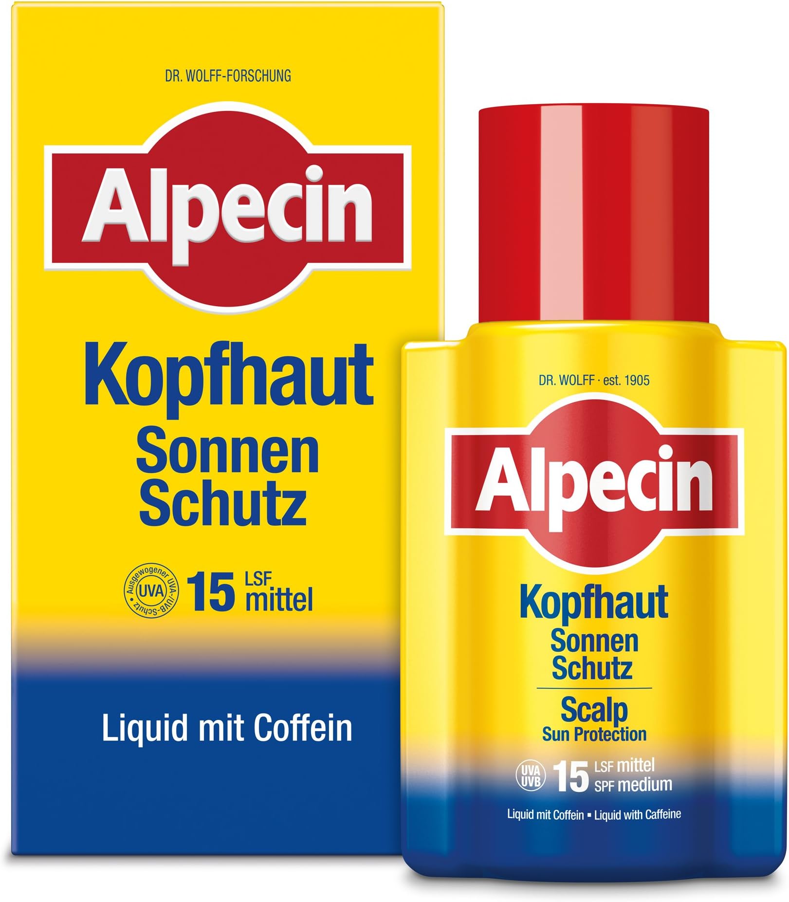 Alpecin Scalp Sun Protection Liquid with Caffeine SPF15, 100 Milliliters, 4008666219800