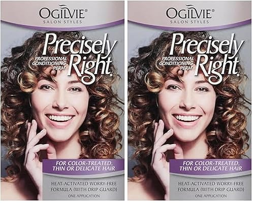 Ogilvie Salon Styles - Permanente acondicionador profesional para cabello teñido fino, delicado o teñido (paquete de 2)