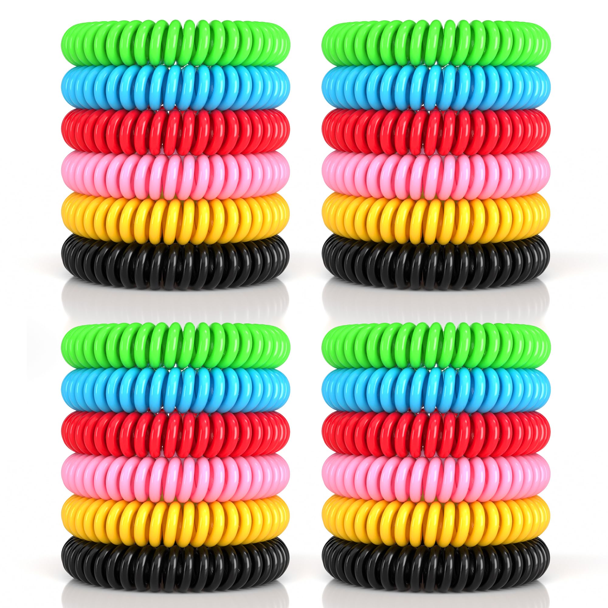 50 Pack Mosquito Repellent Bracelets, DEET-Free Mosquito Bands fo...