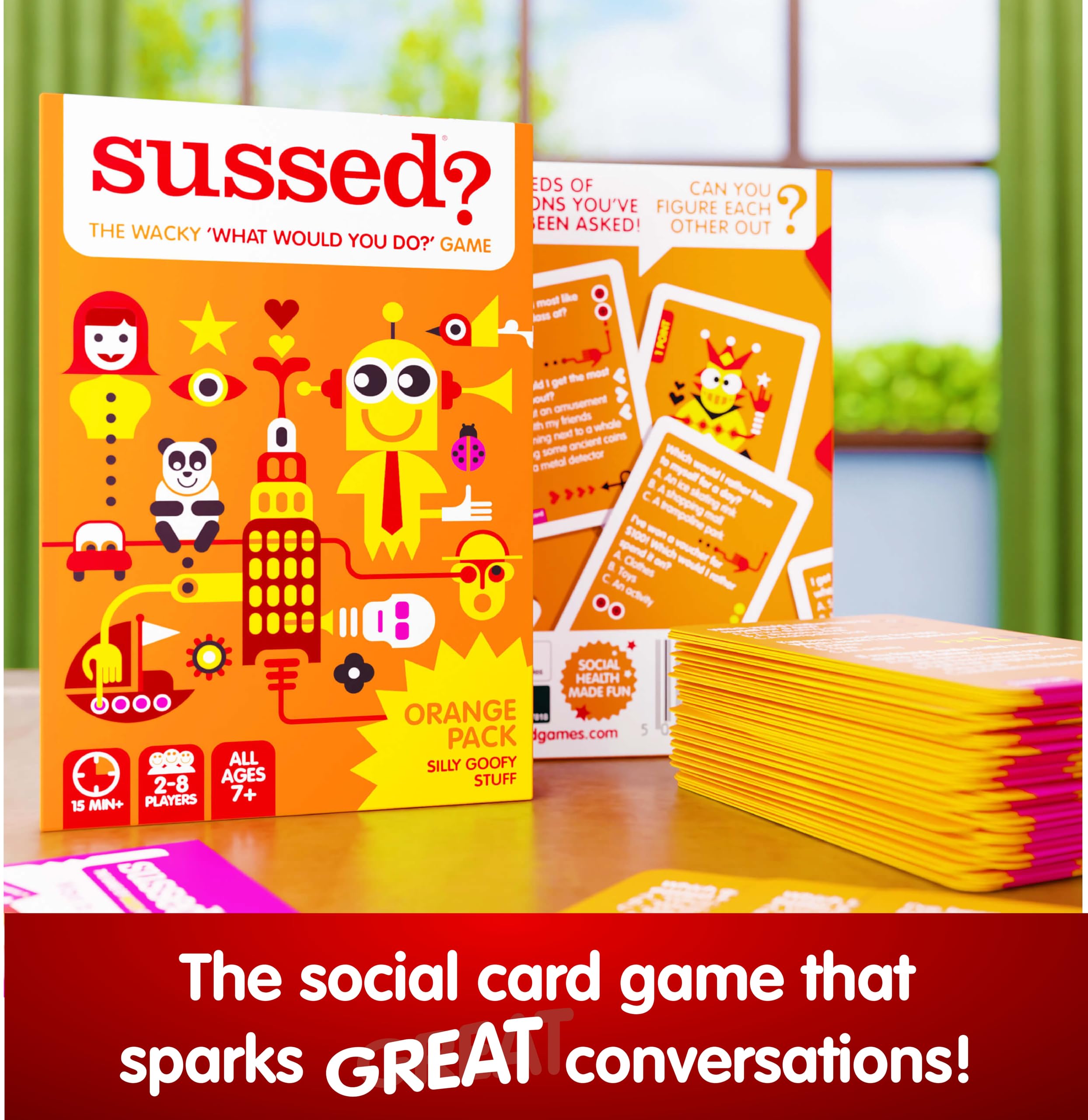 SUSSED All Sorts Vol.2 (Hilarious Family Friendly Conversation Card Game) (Find Out Who Knows Who Best)