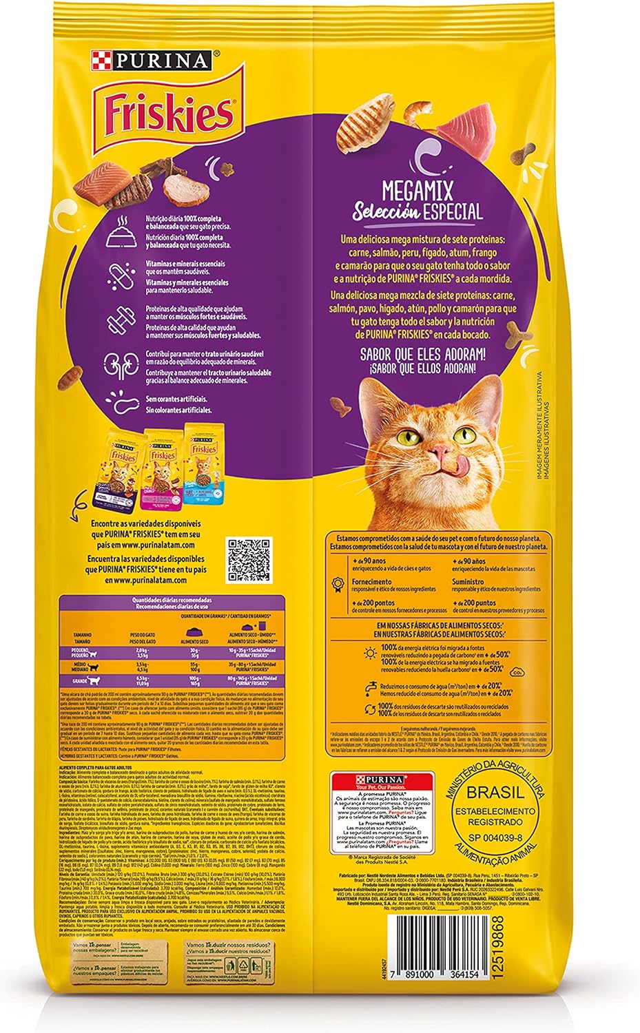 Purina Friskies, Friskies Megamix - Ração Gatos Adultos,10.1Kg Purina Friskies, Friskies Megamix - Ração Gatos Adultos,10.1Kg