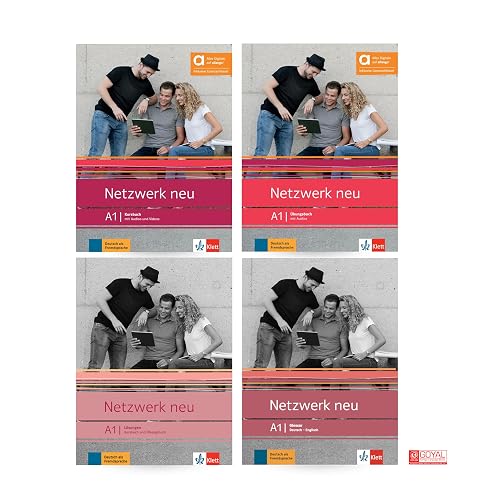 Netzwerk Neu A1: Textbook + Workbook + Glossar + Lösungen (Set Of 4 Books )
