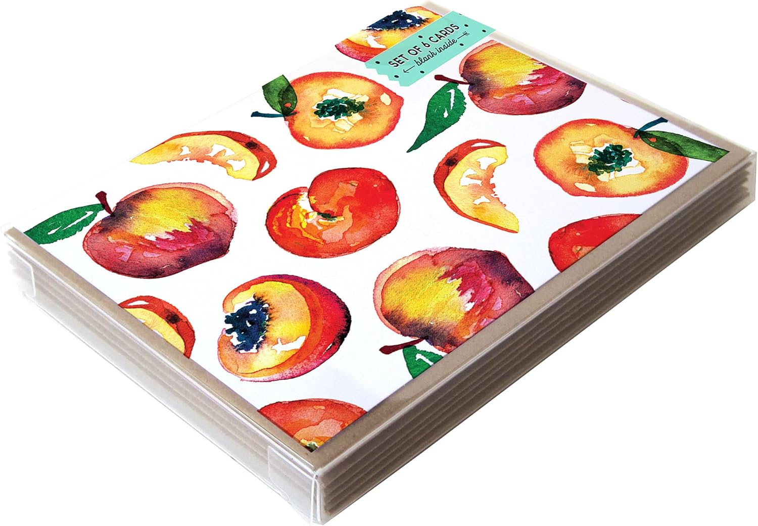Peaches Greeting Card - Set of 8