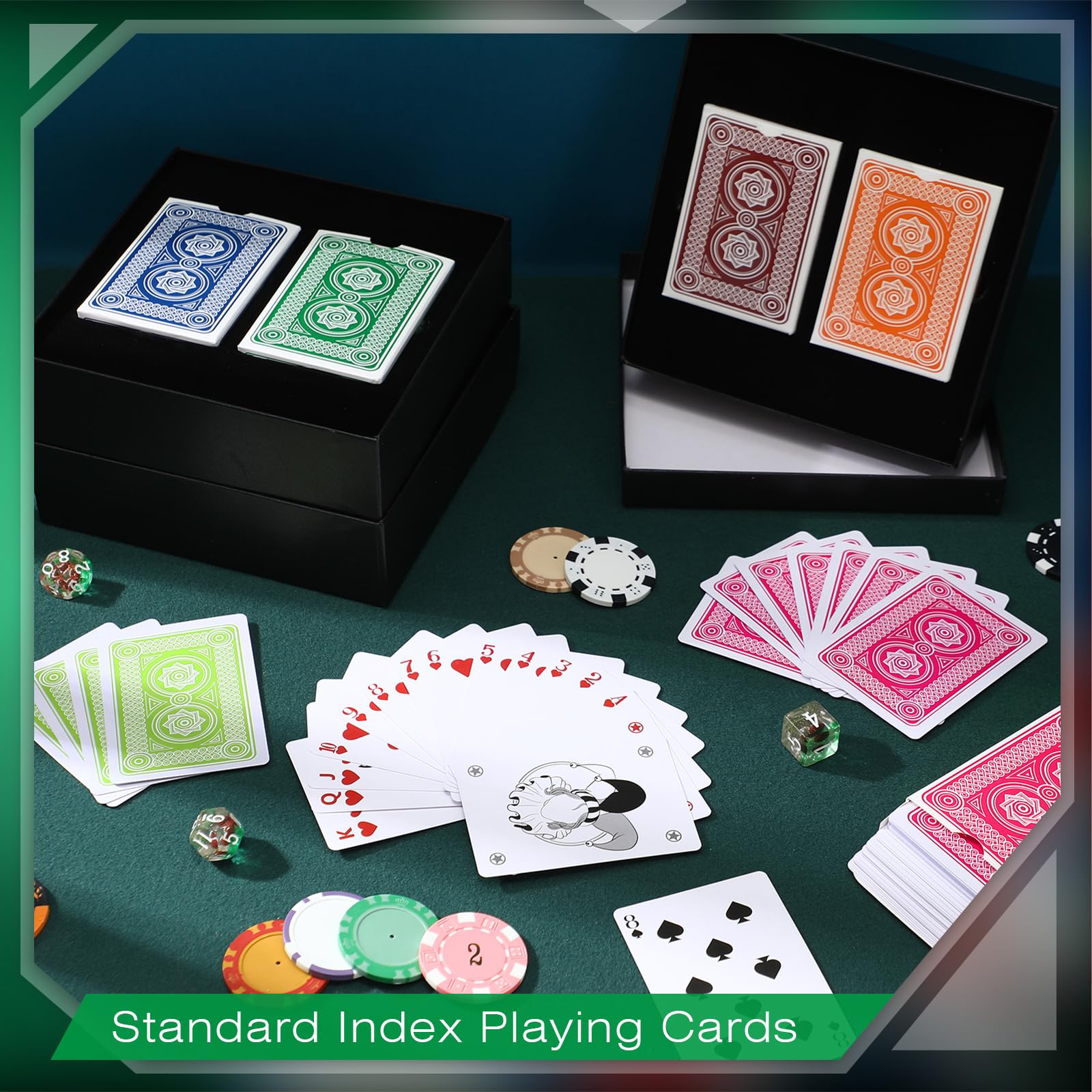 Amazon.com: Zubebe 6 Decks Playing Cards Gift Set, Decks of Cards