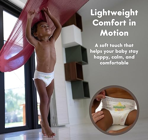 Miniatura 2 de Maneki Pantalones de pañales y pantalones de entrenamiento para bebé, talla 2T-3T, suaves, delgados y absorbentes, fáciles de poner, protección