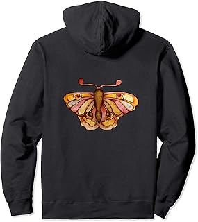 Autumn Moth Otoño polilla polillas marrones polifemo polilla Sudadera con Capucha