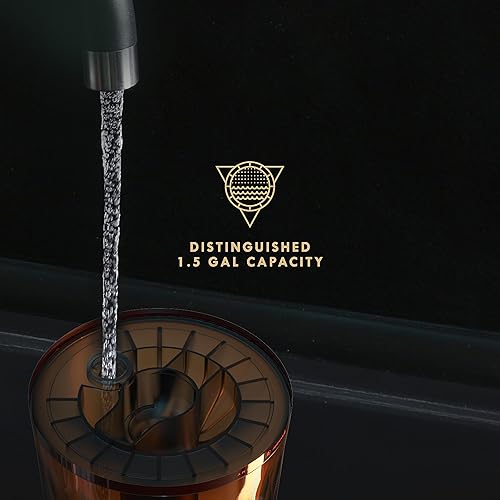 Miniatura 3 de Vornado LUCERNA 3 Alchemy Humidificador ultrasónico con luz ambiental, capacidad de 1.5 galones, tiempo de funcionamiento de 28 horas, diseño