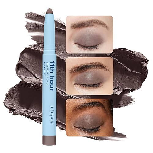 Alleyoop 11th Hour Cream Sombra de ojos  Espresso Self (Mate)  galardonado  A prueba de manchas y arrugas durante más de 11 horas  Fácil de aplicar