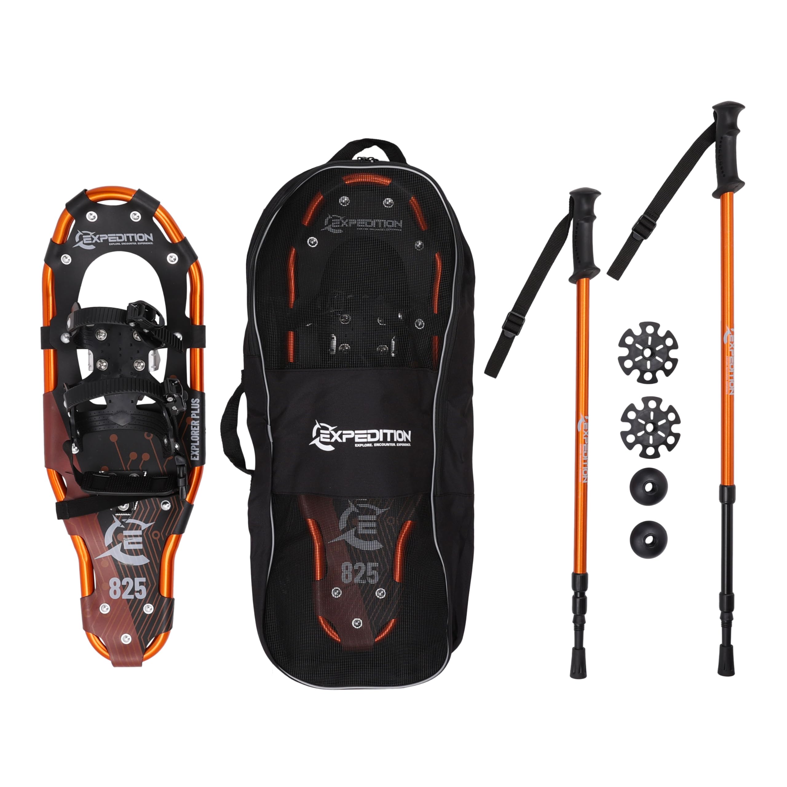 Lightweight Aluminum Frame Snowshoe Set