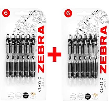 Zebra 2236 Pen Z-Grip Mini Balpen - Zwart (pak van 6 Zebra 2236 Pen Z-Grip Mini Balpen - Zwart (pak van 6