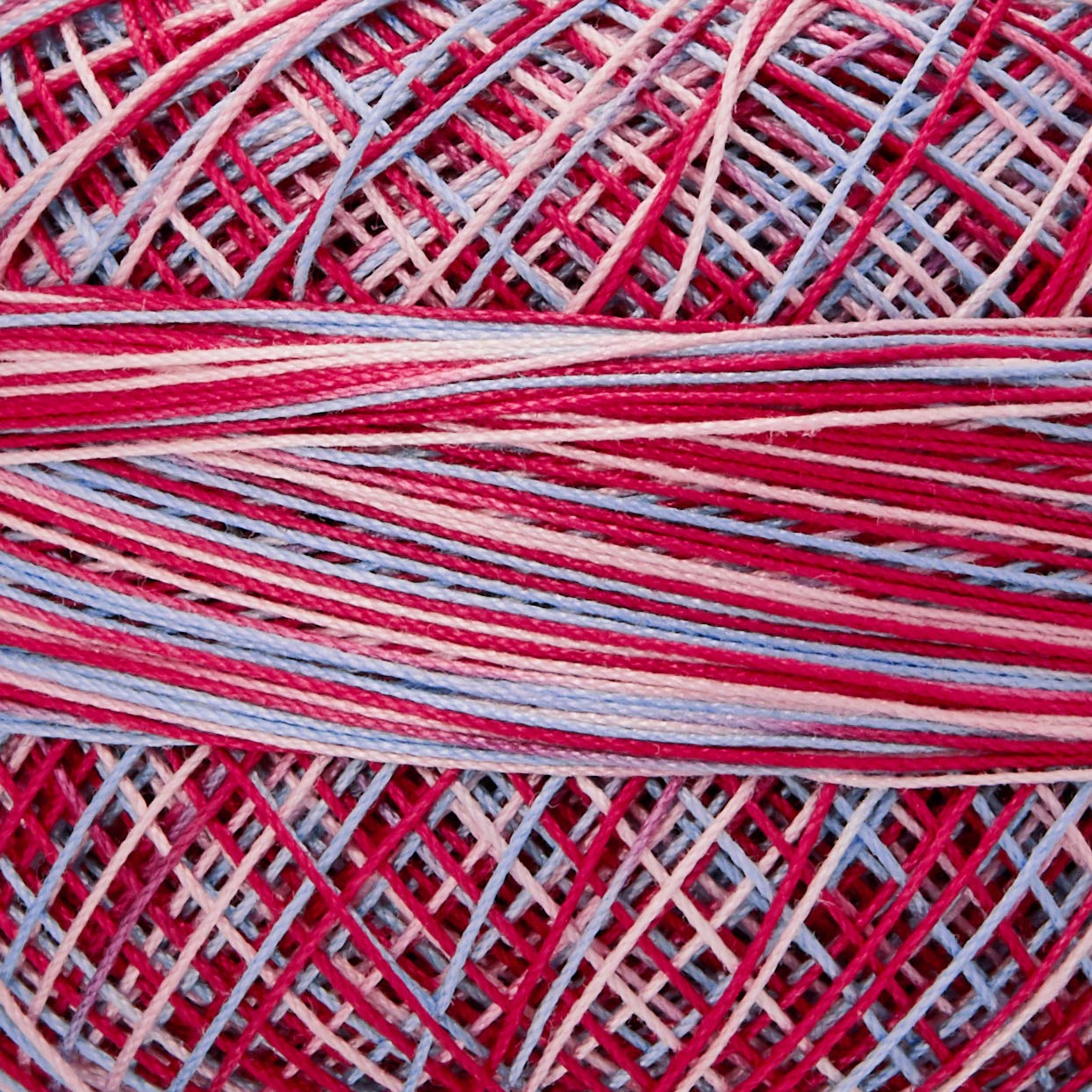 Lizbeth Size 80 HH80118 HH80 Cotton Thread 184 Yds 10G, Bubble Gum Mix