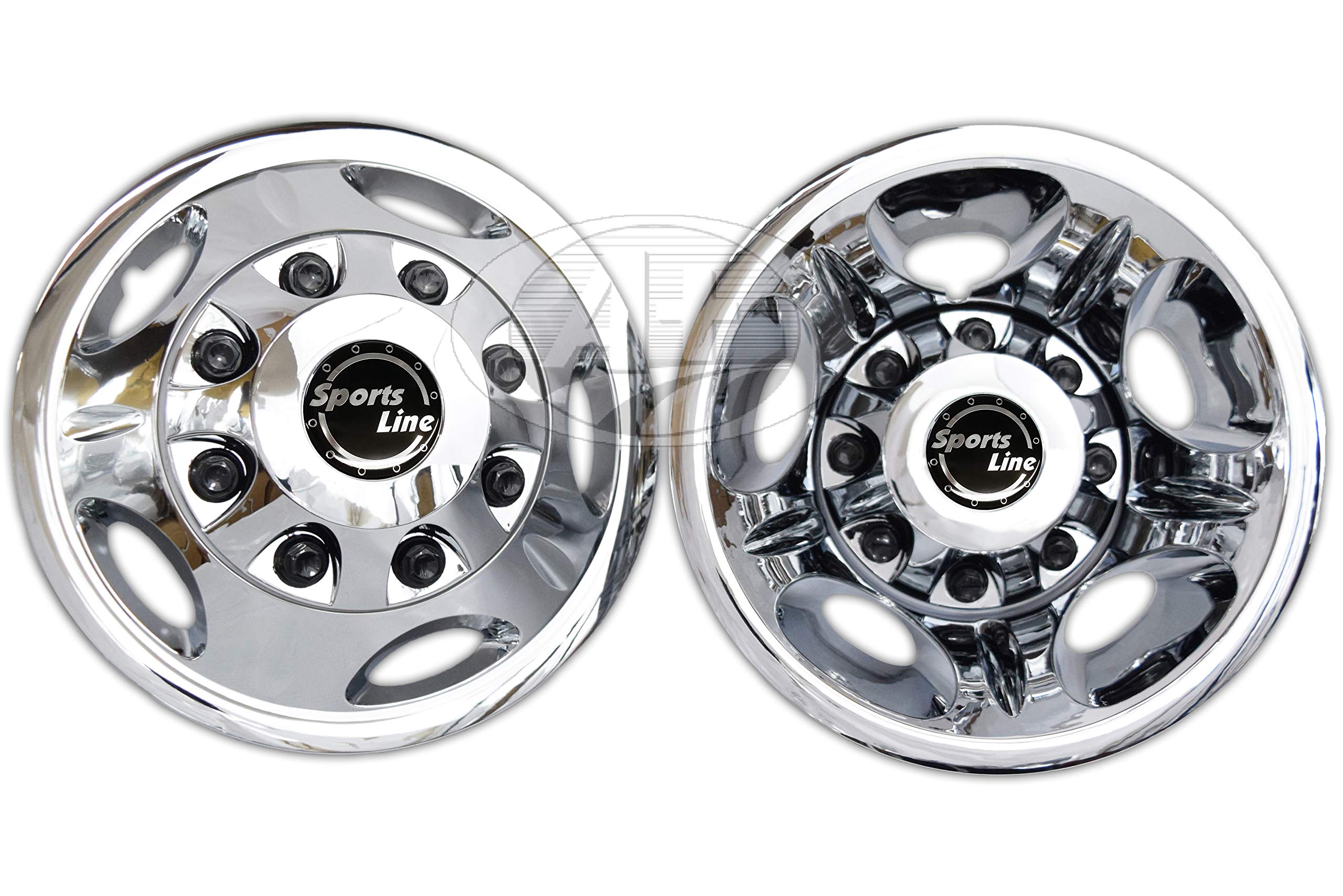 17" ABS Chrome Plated Wheel Simulator Set for Chevy GMC Silverado 3500 2011~Newer