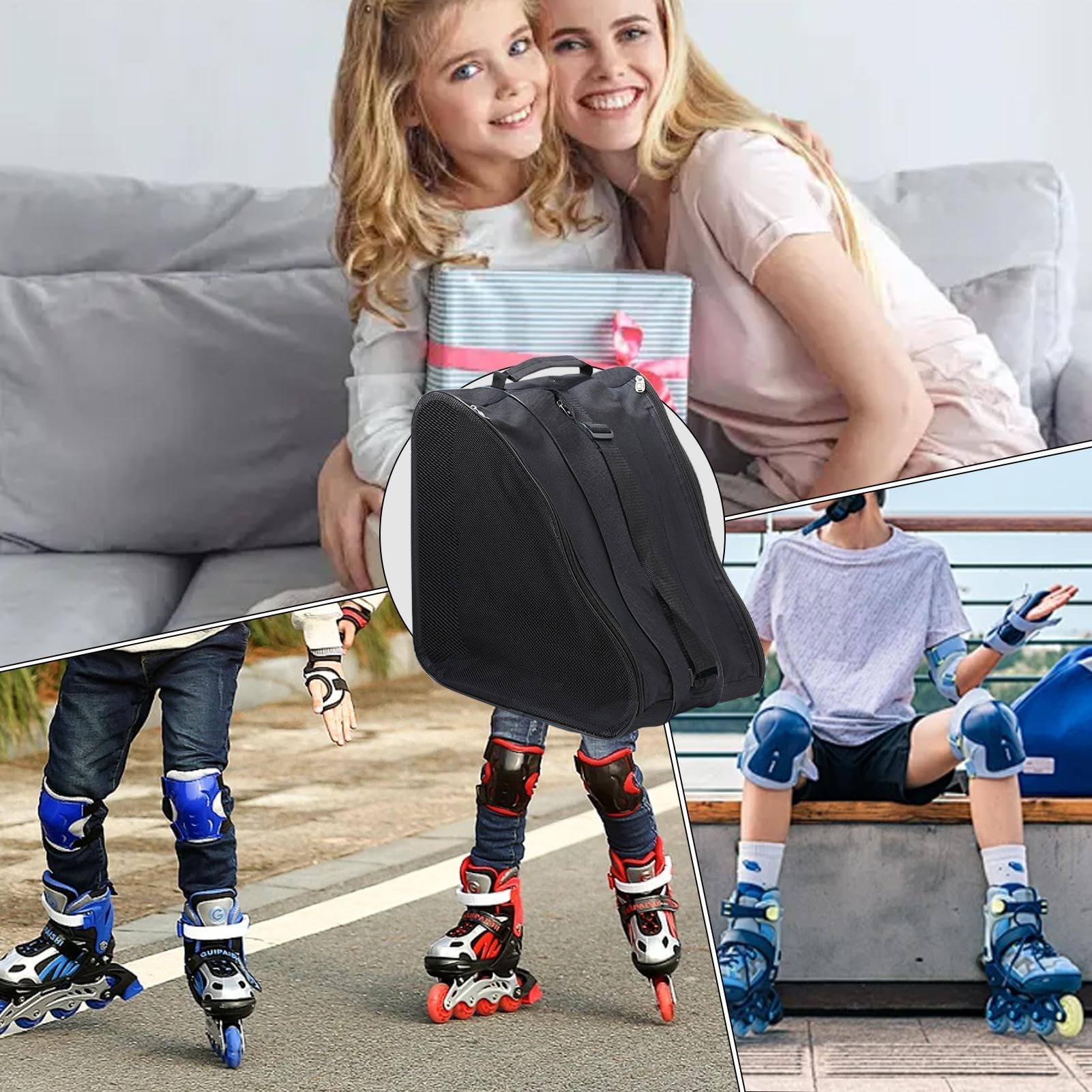 IJshockeytas op wielen Grit HYFX Black Youth