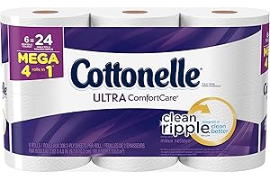 Cottonelle Ultra Comfort Care Toilet Paper, 6 Mega Rolls