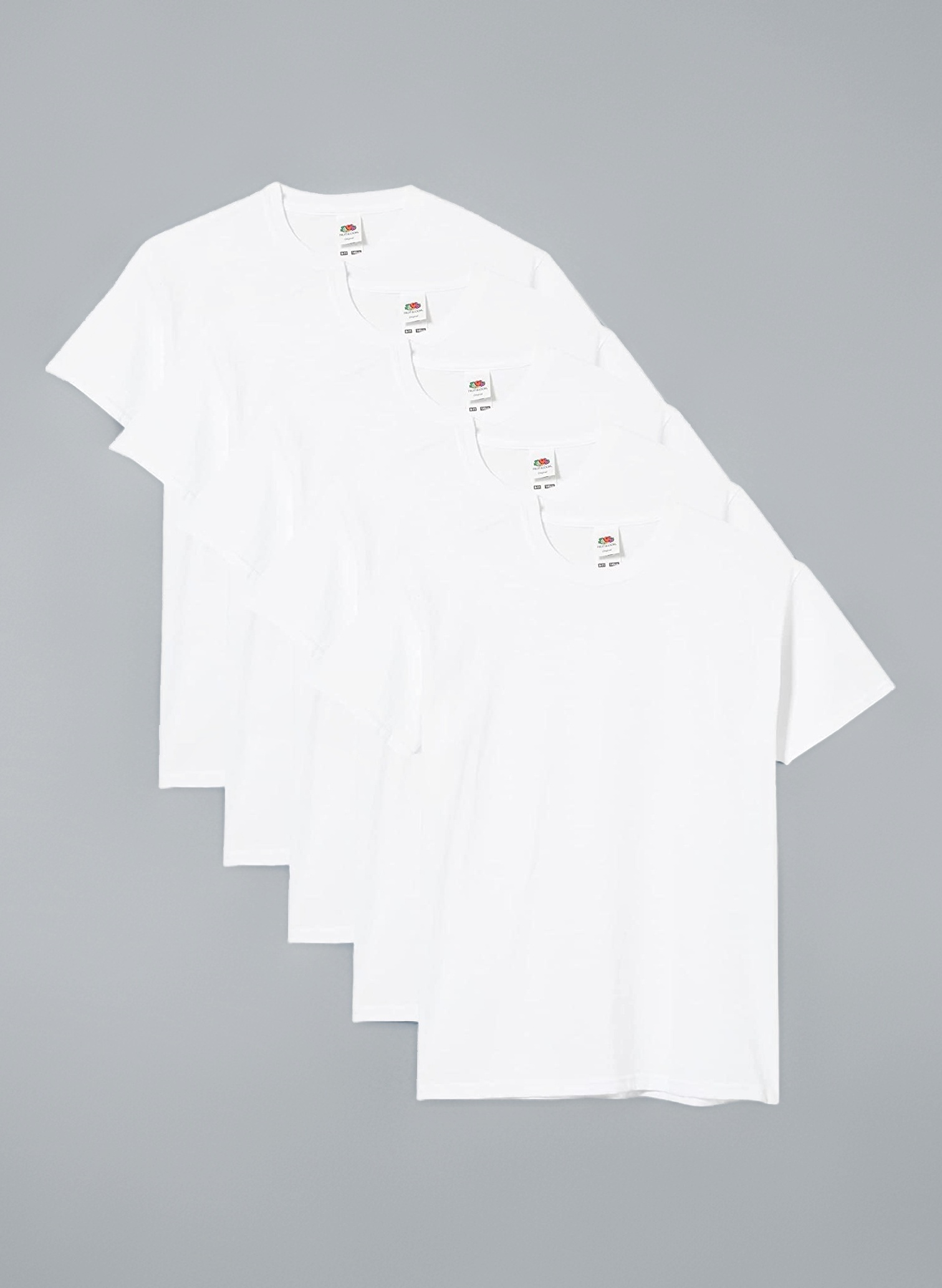 Fruit of the Loom Unisex Kids Kid's Original T T-Shirt (Pack of 5)