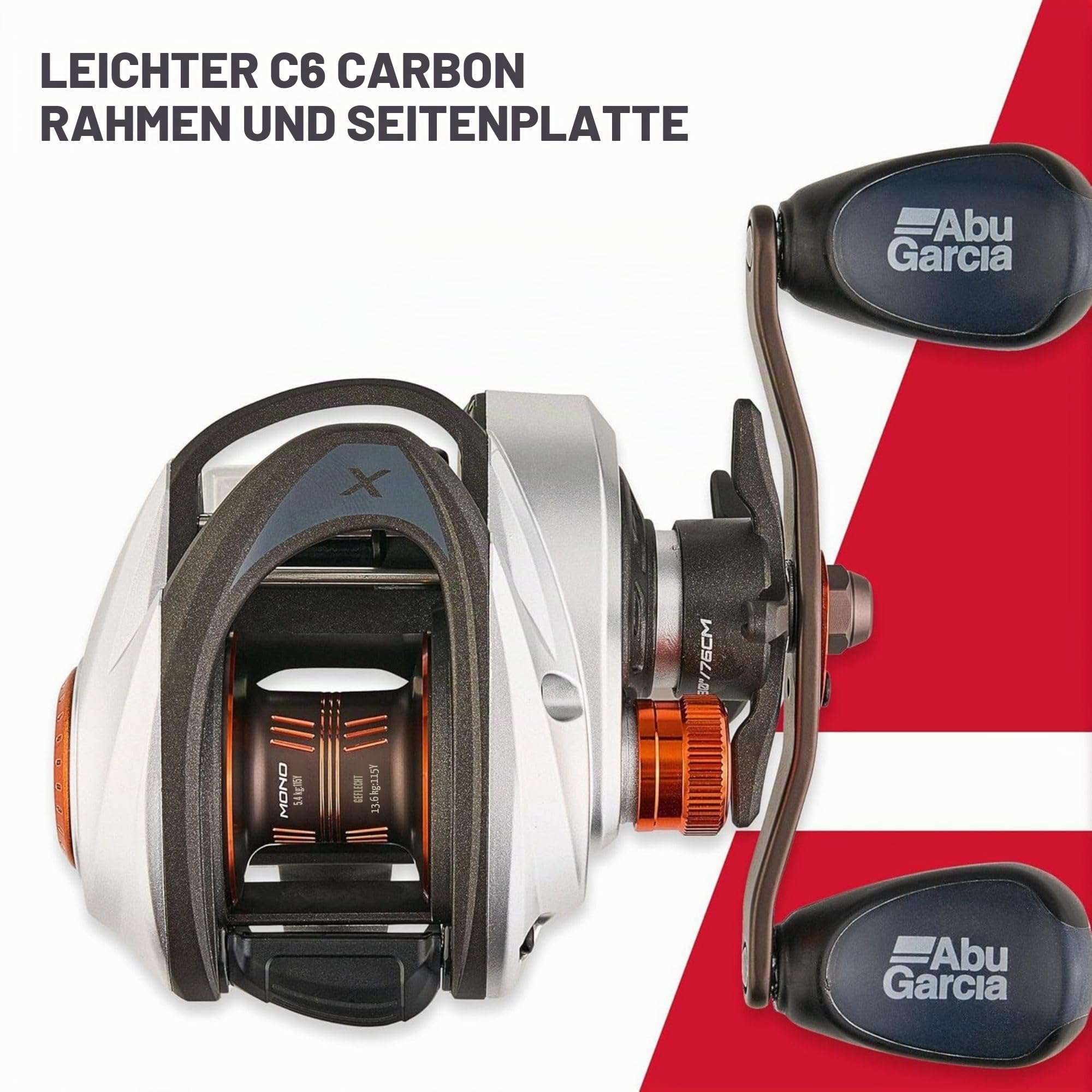 Abu Garcia Revo X Low Profile Baitcast Fishing Reel