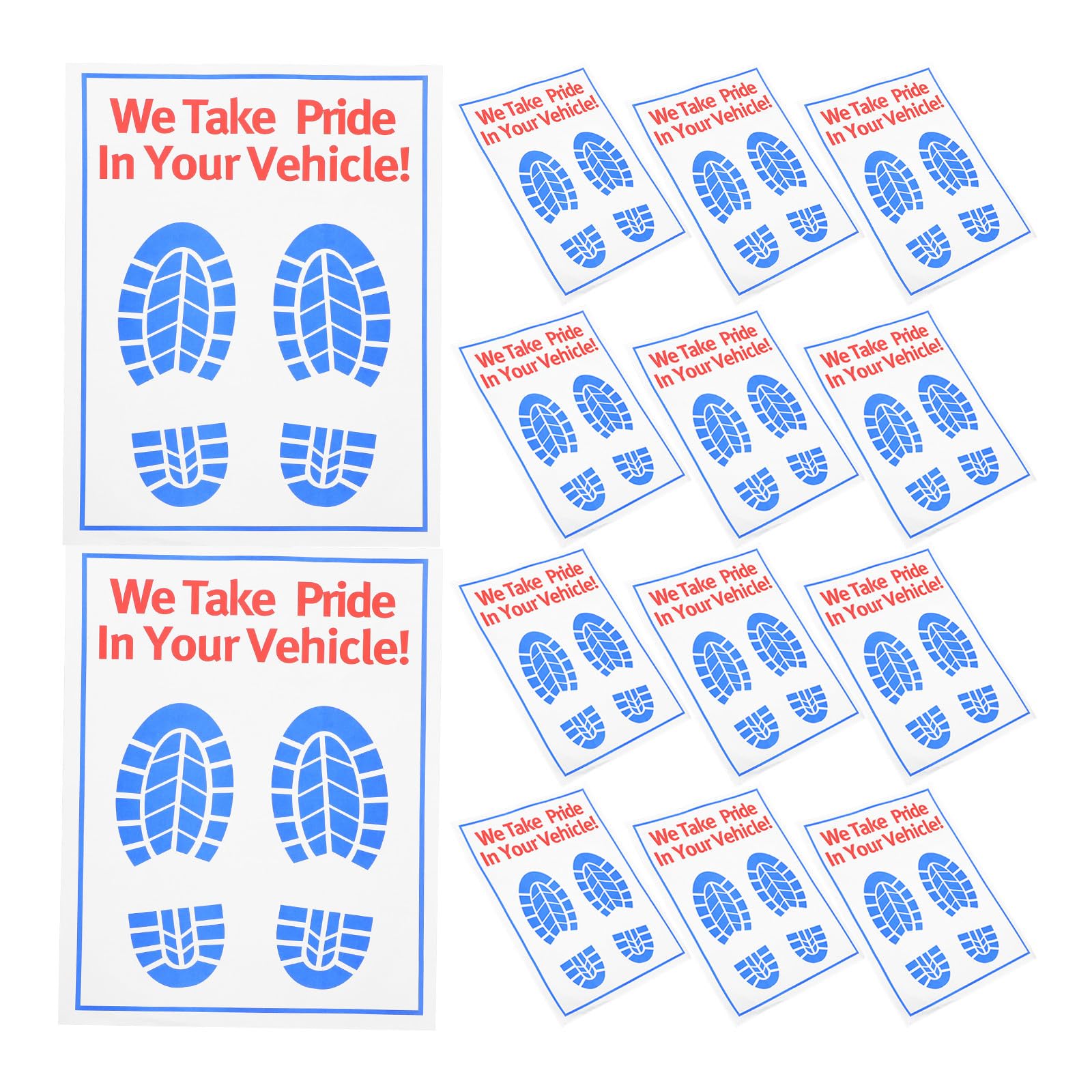 Alfombrillas de papel para suelo de coche Veemoon protectoras y desechables 8
