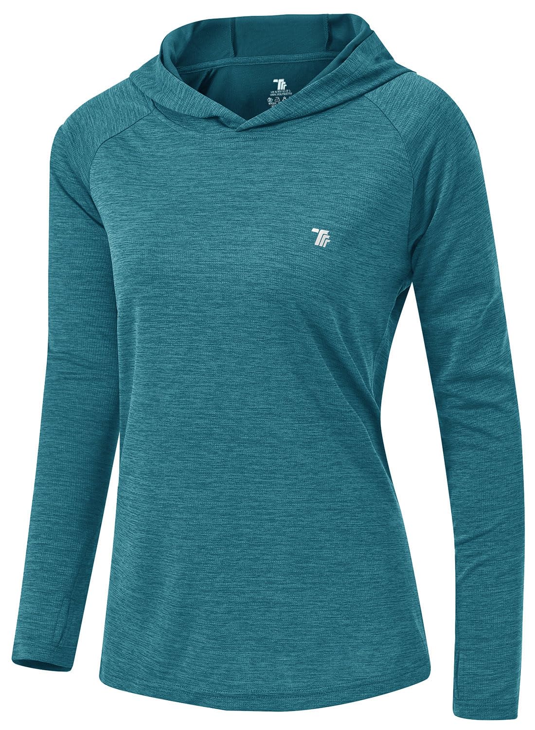 TBMPOY Womens UPF 50+ Sun Protection Hoodie Shirt Long Sleeve Fishing Hiking Outdoor UV Shirt Lightweight