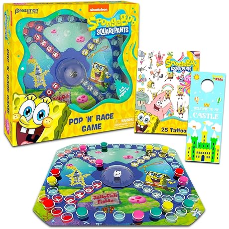 Spongebob Squarepants Pop Up Board Game: Ultimate Spongebob Party Extravaganza