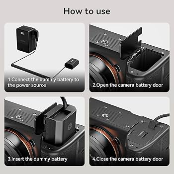 SmallRig D-Tap to NP-FZ100 Dummy Battery, NP-FZ100 Coiled