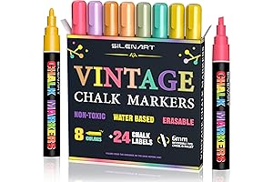 Vintage Chalk Markers - Unleash Your Nostalgic Flair