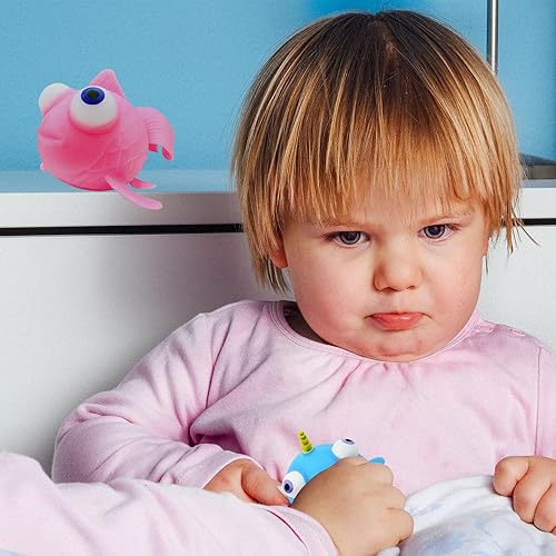 Miniatura 6 de Pelotas antiestrés de ballena para niños, bola de masa para aplastar (paquete de 1), juguetes esponjosos para niños, bola gigante para el estrés,