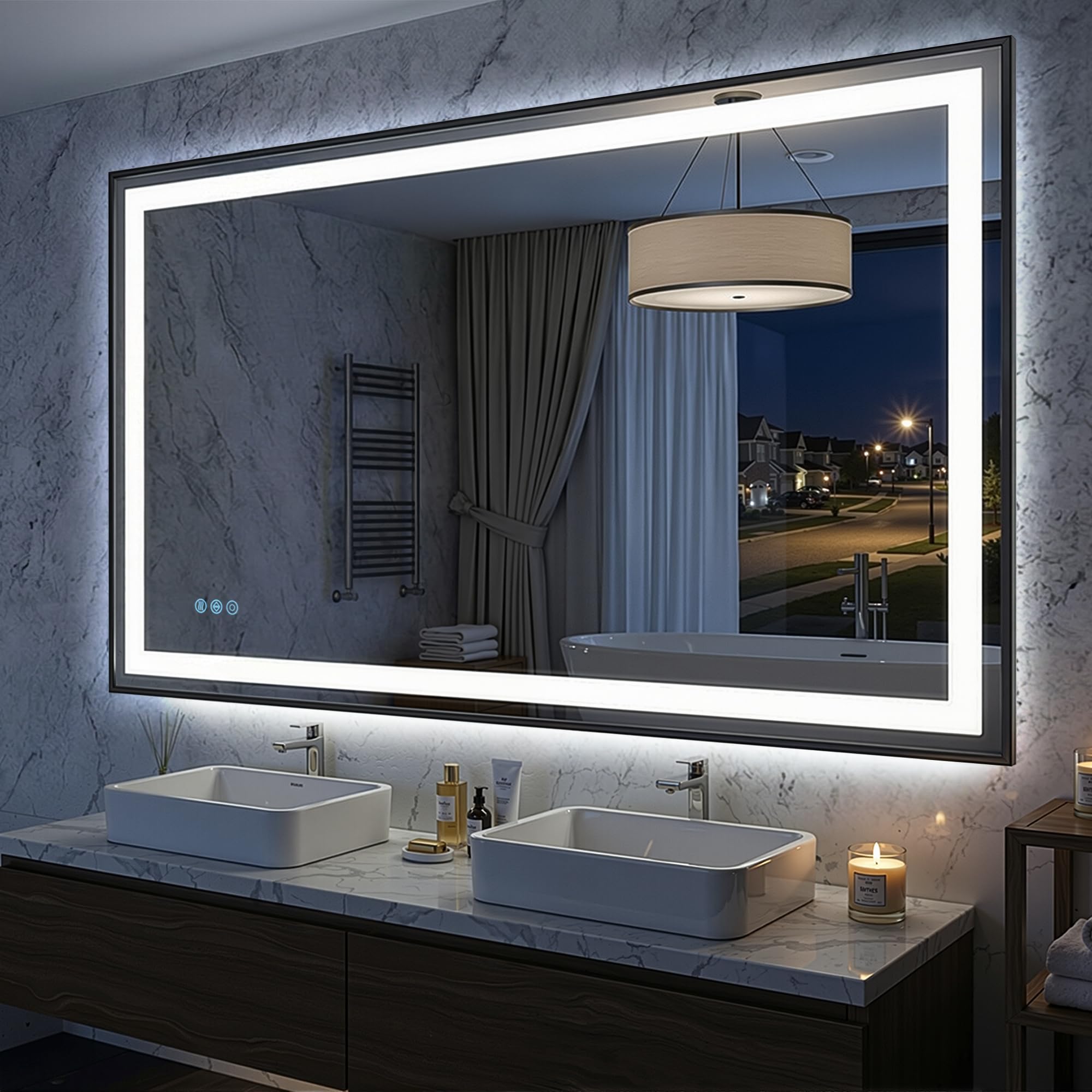 Antok 60X36 LED Bathroom Mirror