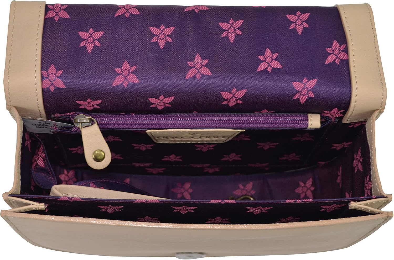 Anuschka womens Women's Original Head-painted Genuine Leather Small Flap Crossbody