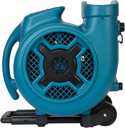 Miniatura 41 de XPOWER P-630HC Pro 1/2 HP 2800 CFM Movimiento de aire centrífugo, secadora de alfombras, ventilador de piso, soplador, mango telescópico y ruedas