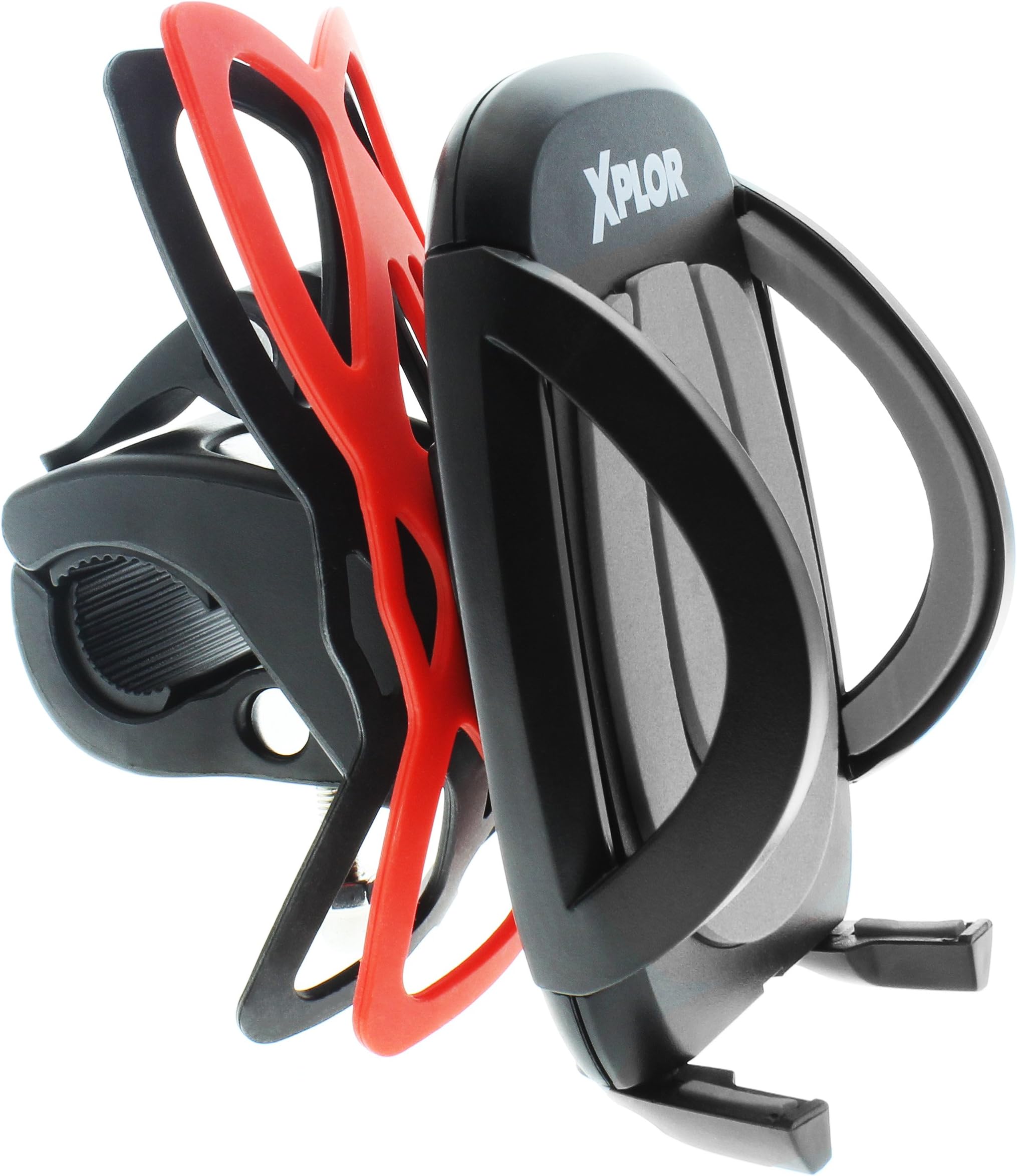Universal Bike Phone Mount Holder Fits Any Smart Phone: iPhone 7, 7 Plus, 6 Plus, 5S. Bike Mount for Galaxy S6, S5. Google Nexus & Pixel, HTC. Bicycle & Motorcycle Handlebar Phone Cradle