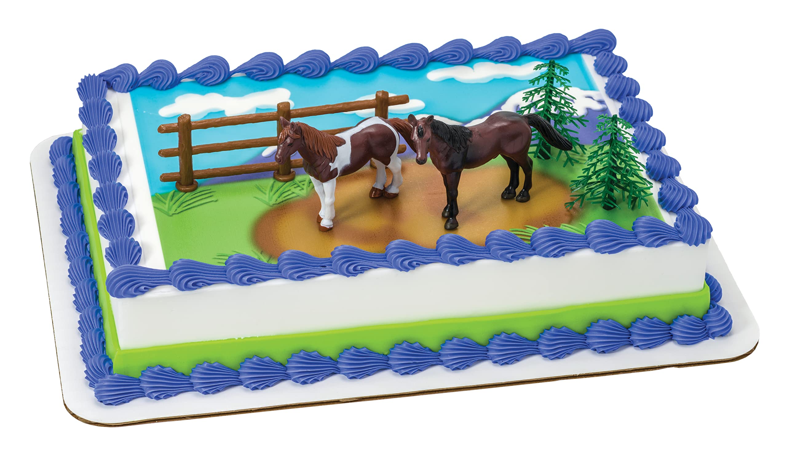 Buy DecoSet® Horses Cake Topper, 5Piece Topper Set Cake Decoration