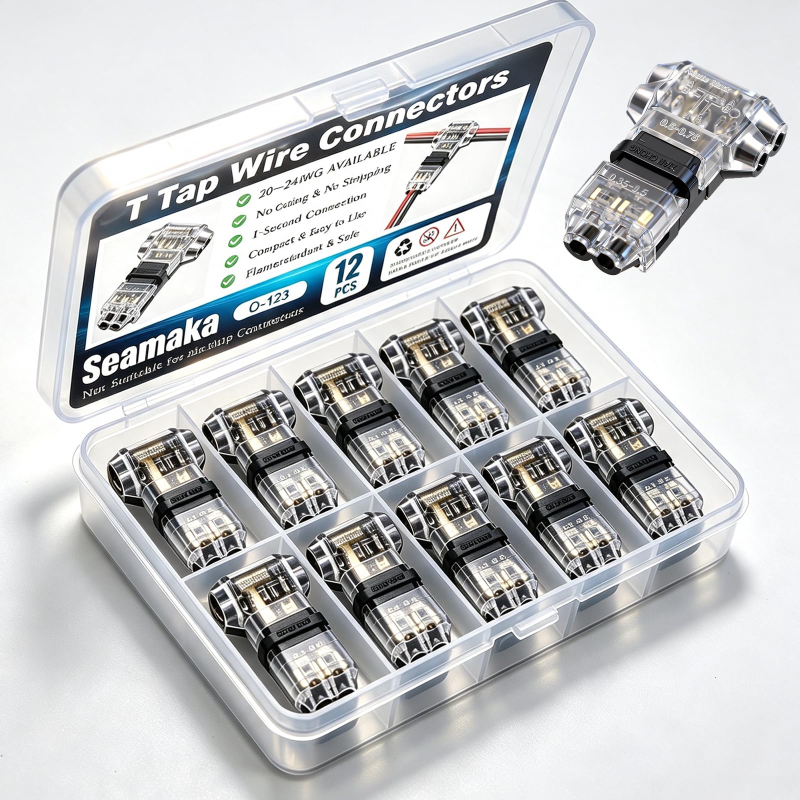 D2 Quick Connect Wire Connectors - 100 Pack -8 D2 Quick Connect Wire Connectors - 100 Pack -8