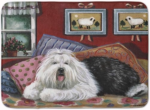 Caroline's Treasures PPP3266RUG - Tapete de espuma viscoelástica lavable a máquina, tapete de baño antideslizante, duradero, grueso, lavable a