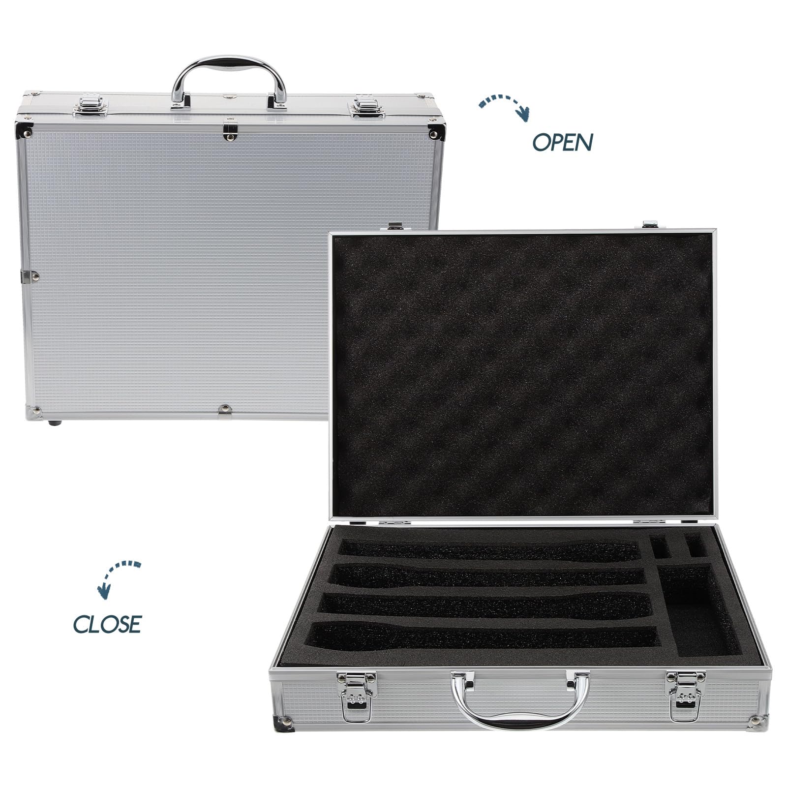 Custodia per Microfono senza Fili Rigida Maniglia Custodia Portatile per Microfoni Wireless da Viaggio Protezione Contro Graffi e Urti