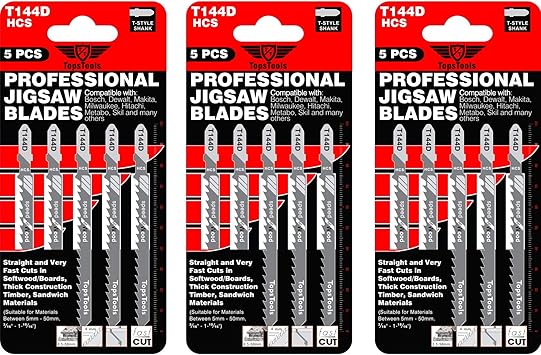 15 Lame Seghetto Alternativo T111C - Compatibili Bosch, DeWalt, Makita, Per Legno Tenero E Compensato - Foto 11